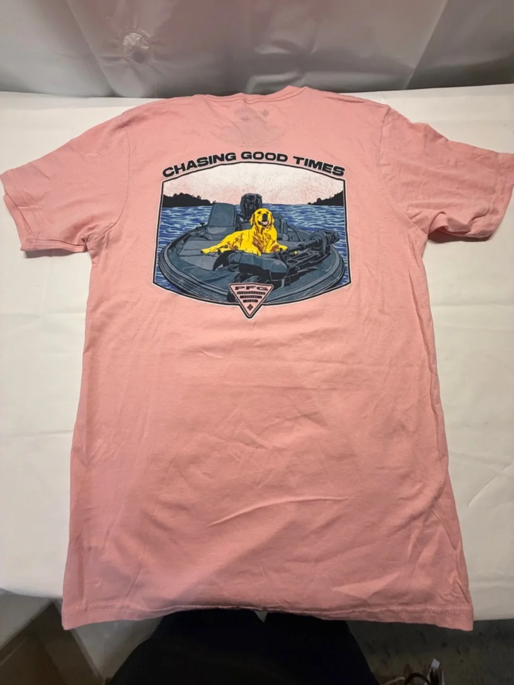 Columbia Pink‎ Short Sleeve Logo Tee